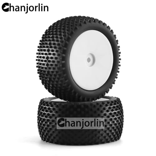 1/10 RC Off Road racing Tires and Wheels Rims 12mm Hex Front and Rear Tyres For 1:10 Scale Buggy Car Serpent Spyder SRX2 SRX4 XRAY XB2 Tekno EB410 yokomo yz4 Tamiya TD4 TT-02B DF-02 4PCS