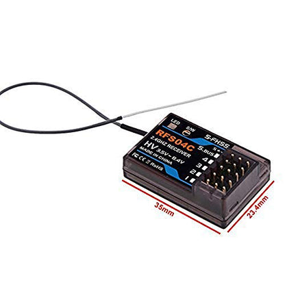 4CH SBUS Dual Antenna RC Receiver Compatible with TM-FH RF S-FHSS (RFS04C) - style: RFS04C