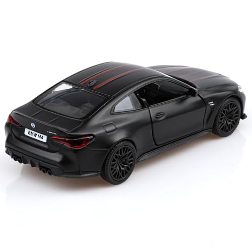 TOKAXI 1/36 Scale BMW M4 Diecast Model Cars,Pull Back Vehicles BMW Toy Cars,Cars Gifts for Boys Girls(Black)