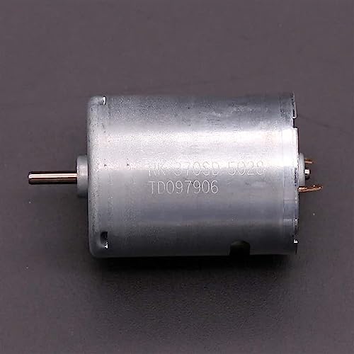 Gear Motor,dc Geared Motor,Small Motor,370 Carbon Brush Motor, DC 3.7V-11.1V 51000RPM, RK-370SD-5028 Ultra-High Speed Power Motor for DIY RC Toy Car Boat Water Gun Model