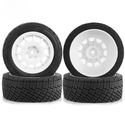 for 1/10 RC Model for Rally Car Upgrade Parts for Racing Tires 4PCS 78 * 30mm 12mm Adapter Decorative Spare Replace Models RC Replacement Parts