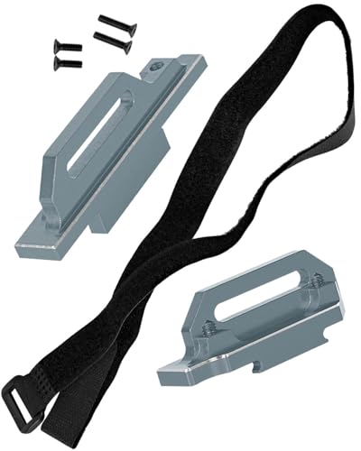 Aluminium Tall Battery Holder Mount Hold Down Upgrades Part for 1/10 Slash 4wd LCG Rally,Alloy Battery Mounting Plate Tray Battery Holder Mount with Strap,Titanium - color: Titanium - Parts