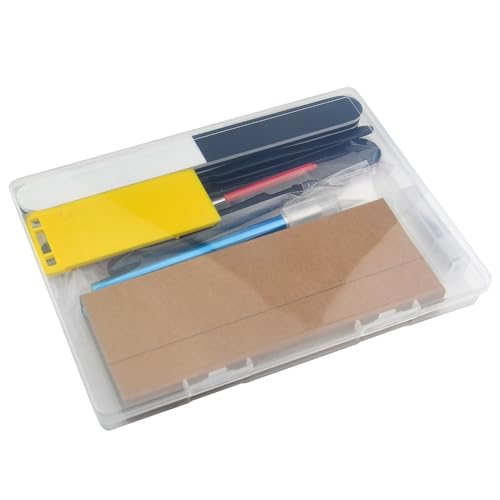Professional 9 PCS Model Tools Kit Modeler Basic Tools Craft Set Hobby Building Tools Kit for Gundam Car Model Building Repairing and Fixing(B)