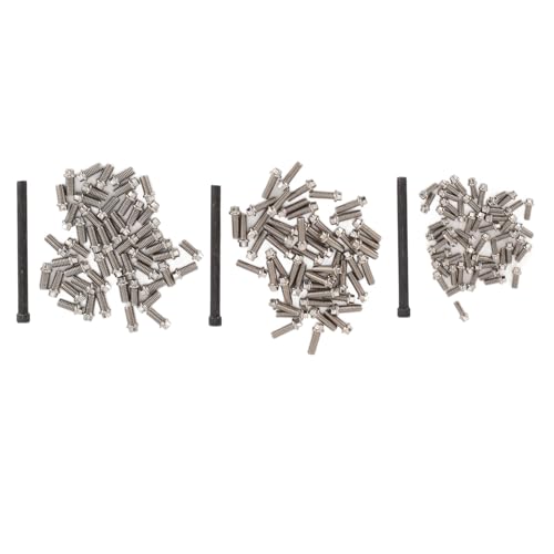 RC Wheel Hub Screws Premium Stainless Steel High Hardness Anti RC Car Wheel Rim Screw Kit with Wrench for 1/8 1/10 1/12 1/16 Scale M2 M2.5 M3 Specifications