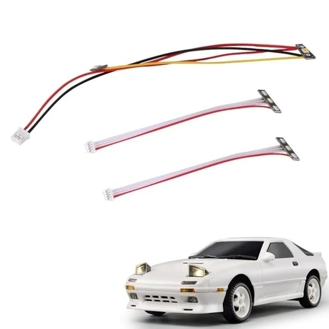 RC Front Rear Lamp Group Compatible with LDRC LD1802 1/18 RC Car Spare Parts Upgrade Accessories RC Car Front and Rear Light RC Accessory Lighting System