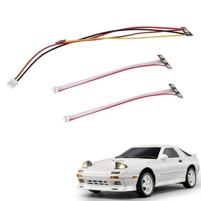RC Front Rear Lamp Group Compatible with LDRC LD1802 1/18 RC Car Spare Parts Upgrade Accessories RC Car Front and Rear Light RC Accessory Lighting System