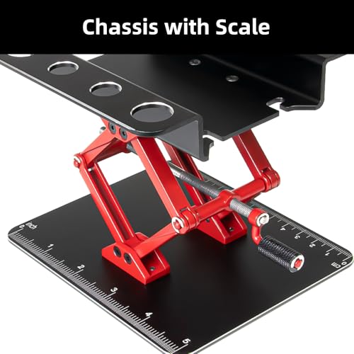 EPINON RC Car Repair Work Stand Adjustable Lift Lower for 1/8-1/18 RC Car