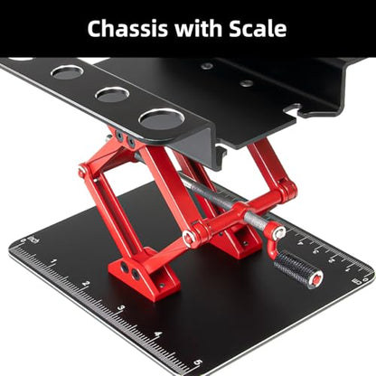 EPINON RC Car Repair Work Stand Adjustable Lift Lower for 1/8-1/18 RC Car