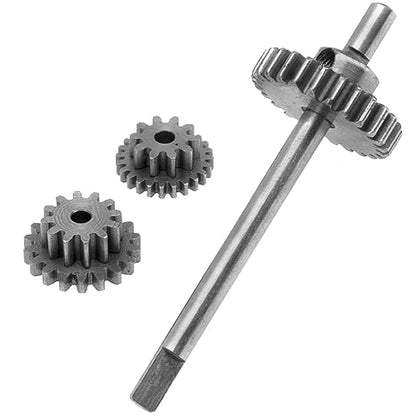 RC Steel Transmission Gear Set 26T 19T 24T Upgrade Parts Compatible with WPL D12 1/10 Scale RC Trucks