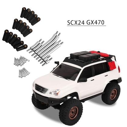 High Clearance 4 Links Set Stainless Steel Linkage kit for 1/24 Axial SCX24 GX470 AXI-1800 RC Crawler Car Upgrade Part
