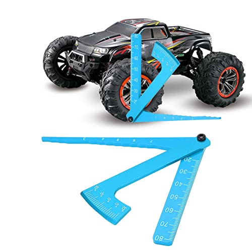 RC Aluminum Caliper Wheel Height Camber Angle Gauge Ruler Universal fit for Car Blue - color: Blue