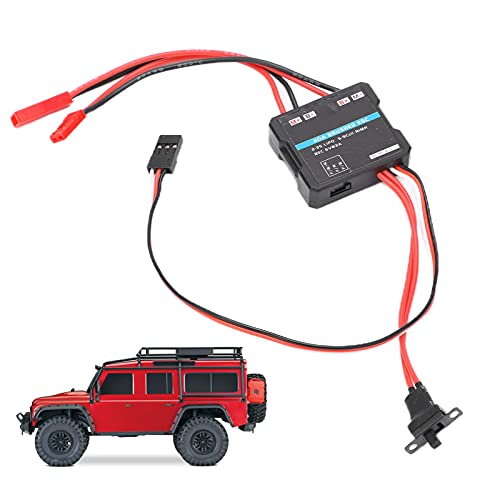 Electronic Speed Controller, Water Proof Plastic 40A Brushed ESC for 1/16 RC Car 1/18 RC Car Upgrade
