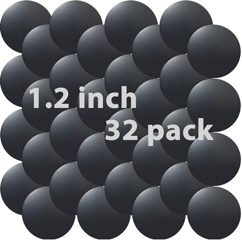 Cell Phone Metal Stickers 1.2 inch for Magnetic Car Mount. Replacement Set of 32 Mini Magnet Metal Plates. Silver Car Sticky Small Round Iron Discs with 3M Adhesive Backing for Case, DIY, Crafts. - color: Round 1.2" / 32 Pack