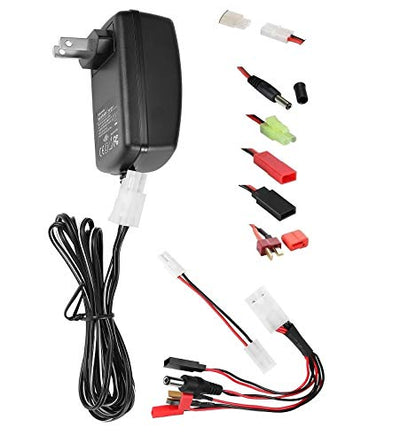Delta Peak Detection NiMH/NiCd Battery Charger 3.6V-10.8V Airsoft Batteries, RC Car, RC Truck, Air Gun,RC Airplanes, for Standard/Mini Tamiya, JST, T Plug, JR FUTABA...
