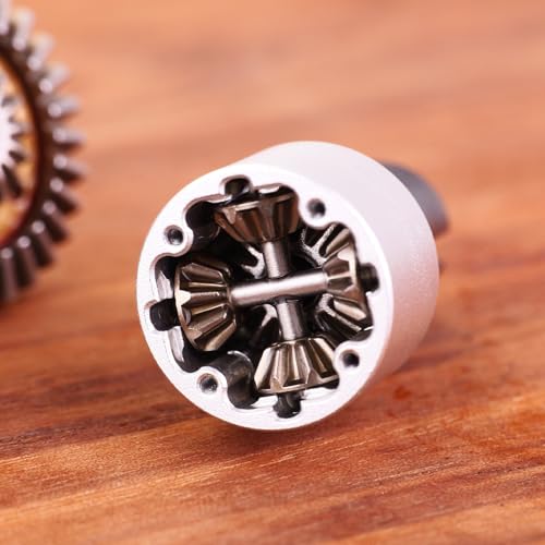 45# Steel Differential Diff Gear for 1/16 H16207 16208 16209 16210 H16H H16E H16P H16BM H16BM H16GT H16DR Series Upgrades Part Silver - color: Silver