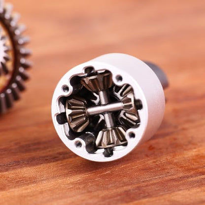 45# Steel Differential Diff Gear for 1/16 H16207 16208 16209 16210 H16H H16E H16P H16BM H16BM H16GT H16DR Series Upgrades Part Silver - color: Silver