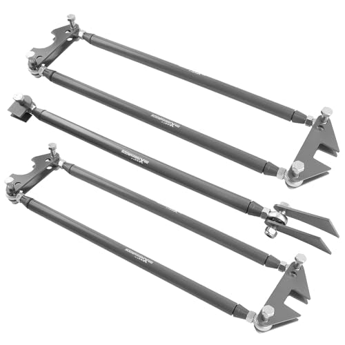 Parallel 4-Link Suspension Kit, Universal Weld-On 24" Steel Bars for Rat Rod Hot Rod Truck Classic Car