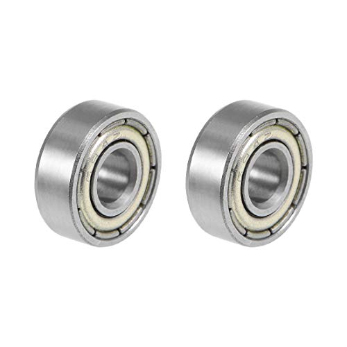 uxcell 694ZZ Deep Groove Ball Bearings Z2 4mm X 11mm X 4mm Double Shielded Carbon Steel 2pcs - size: 4mmx11mmx4mm