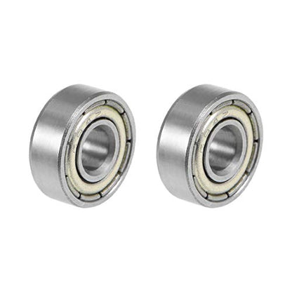 uxcell 694ZZ Deep Groove Ball Bearings Z2 4mm X 11mm X 4mm Double Shielded Carbon Steel 2pcs - size: 4mmx11mmx4mm