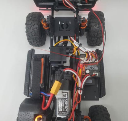 RC Front Bumper with Light for HPI Venture 1/18 HILUX RC Crawle Upgrades