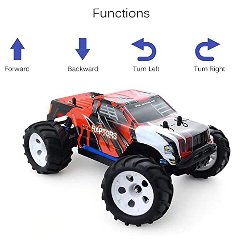 1/16 Scale RTR Remote Control Car for Adults,Max 40 Km/h Fast RC Cars with Brushless Motor, 4X4 Race Offroad RC Truck, Remote Control Monster Trucks