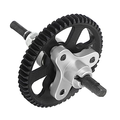 Differential Slipper Clutch, 54T Steel Spur Gear Differential Gear Slipper Clutch Assembly Replacement for TraxxasSlash 4x4 1/10 RC Car Upgrade Part (Silver) - color: Silver