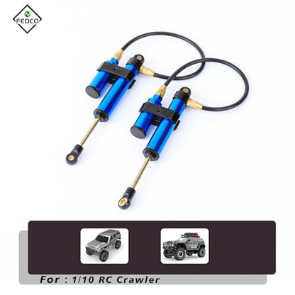SCX10 Shocks 100MM Negative Pressure Shocks Oil-Filled Aluminum Shock Absorber For RedCat Everest Gen7 SCX10 III Pro Upgrade Parts 1/10 RC Crawler