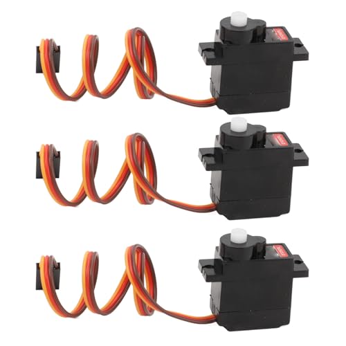 Focket 3Pcs RC Servo High Torque Servo Motors, DC4.8-6V Waterproof Full Metal Gear Servo for RC Crawler Car Boat Robot DIY Digital Servo for 1 6, 1 8, 1 10, 1 12 R C Model DIY Car Robot