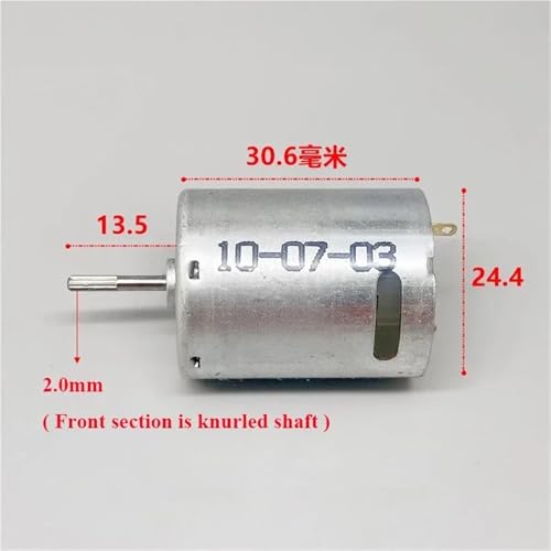 1pc RK-370PH-5030 Mini 370 Motor 3V 5V 6V 7.4V 30000RPM High Speed Large Micro 24mm Electric Motor DIY Car Boat Toy Model