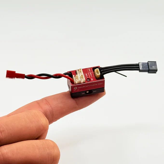 furitek MicroPython RXF + MicroFlex 4WS Transmitter Combo – All-in-One Brushless ESC System with Built-in RX - (MicroPython/MicroFlex Combo (FUR-2691))