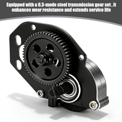RC Vehicle Transmission Gearboxes for Axial RC Truck 1/24 SCX24 with Steel 0.3 Mod Transmission Gear