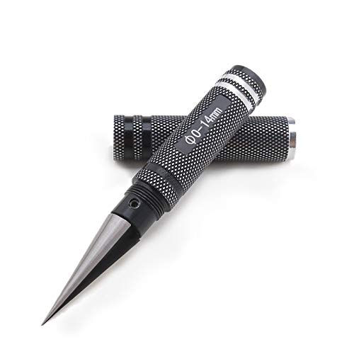 Hole Puncher Black Car Body Shell Hole Opener Expanding Reamer 0-13mm Puncher Drill DIY Tool with Size Indicator for RC Car Ship Aircraft Model