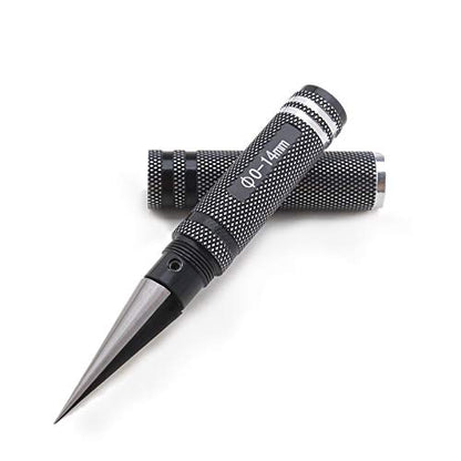Hole Puncher Black Car Body Shell Hole Opener Expanding Reamer 0-13mm Puncher Drill DIY Tool with Size Indicator for RC Car Ship Aircraft Model