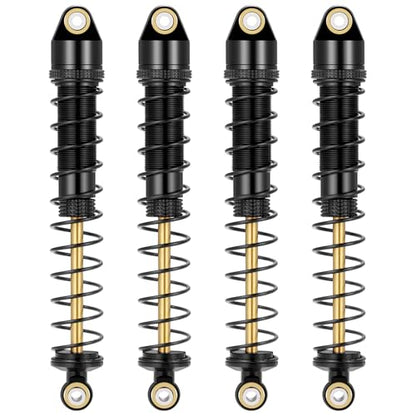 4Pcs Rc Metal Shock Absorber Damper For 1/10 CC01 TRX4 Axial SCX10 D90 D110(100MM) - size: 100MM