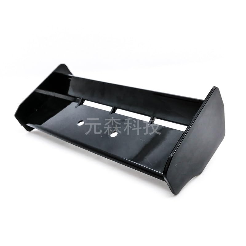 1/10 Soft Plastic Rear Spoiler Tail Wing Compatible with 06021 HPI KYOSHO HSP 94106 94107 94166 RC Racing Car Off-Road Buggy Truck S279(Black) - color: Black