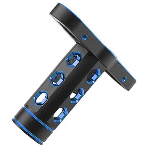 RC Car Tool 17mm Hex Adapter Wheel Wrench w/ 4mm 5mm 5.5mm 7mm Hex Socket Wrench Compatible with Traxxas Axial Arrma HSP Redcat Tamiya ECX HPI 1/8 1/10 1/12 Car Truck (Blue) - color: Blue