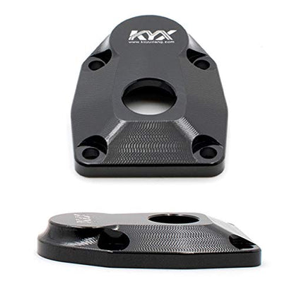 KYX Racing Aluminum Alloy Currie F9 Portal Axle Outer Portal Drive Housing Portal Cover Plates Upgrades Parts Accessories for 1/10 RC Crawler Car Axial SCX10 II AXI03007 Capra Unlimited Trail Buggy