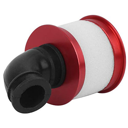 Universal RC Air Filter, Aluminum Alloy High Absorption Sponge for 1/10 Scale Nitro RC Cars Compatible with HSP 94188 94122 Red Black Silver Green