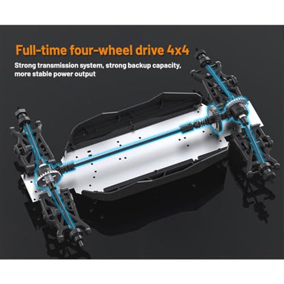ZD Racing BX-12 1/12 Remote Control Off-Road Car Compatible with 3S Batteries, 2.4G Brushless 4WD 70KM/H RC Climbing Car Mini Electric RC Buggy Rock Crawler Toy Gift -RTR - style: ZD Racing BX-12 1/12, Blue