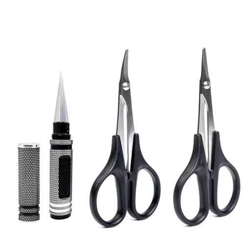 RC Disassembly Tool for Universal Parts RC Car 0-14mm Hole Puncher Reamer Curved Straight Scissors Trimming Tools Set RC Car Body Mounting Tools