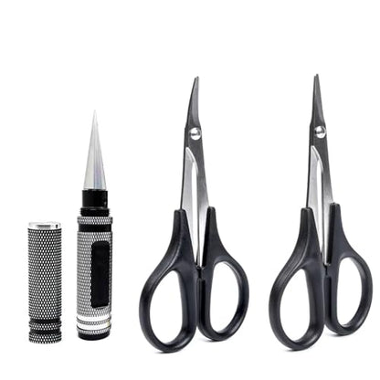 RC Disassembly Tool for Universal Parts RC Car 0-14mm Hole Puncher Reamer Curved Straight Scissors Trimming Tools Set RC Car Body Mounting Tools