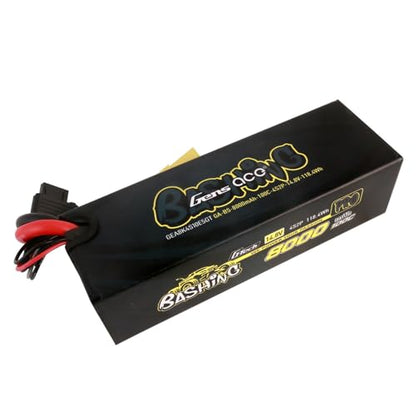 Gens ace 8000mah 4S2P 100C 14.8V G-Tech Bashing Pro Lipo Battery Pack with EC5 Plug(2 Pcs) - size: 4S2P 8000mAh