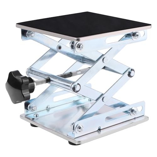 RC Work Stand Stainless Steel Adjustable for 1/5-1/12 Scale RC Cars | All-metal adjustable stand with anti-slip base for 1/5 1/7 1/8 1/10 1/12 Scale RC Cars Upgrades - size: Large (1/5–1/12)