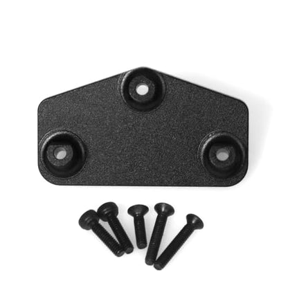 Aluminum Servo Mount Seat RC Upgraded Parts for LOSI 1/18 Mini LMT 4X4 Brushed Monster Truck RTR-LOS01026 RC Car, Black - color: Black Servo Mount