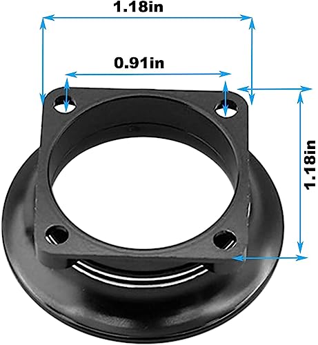 Unifizz Black Motor ESC Cooling Fan Cover RC Car Fan Cover Metal Compatible with 1/10 RC Drift Car Sakura D3 D4 XIS XI HSP Improve Engine Cooling Performance Cooling