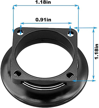 Unifizz Black Motor ESC Cooling Fan Cover RC Car Fan Cover Metal Compatible with 1/10 RC Drift Car Sakura D3 D4 XIS XI HSP Improve Engine Cooling Performance Cooling