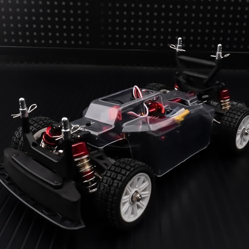 RCHUBAM 4PCS Body Posts with Pins for MJX Hyper Go 14210 14209 14301 14302 | Aluminum Front & Rear Body Posts,RC Upgrade Parts,2 Color - color: Silver