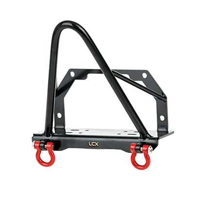 LCX Racing 1/10th RC Crawler Car Metal Front Bumper for RC Car Axial Wraith 90018 90020 90031, Upgrades Parts Accessories