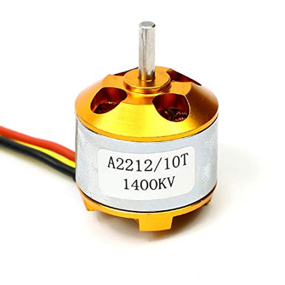 A2212 1400kv Brushless Outrunner Motor 10t+ 30a Speed Controller ESC,Rc Aircraft Kk Quadcopter UFO (1 Pack)