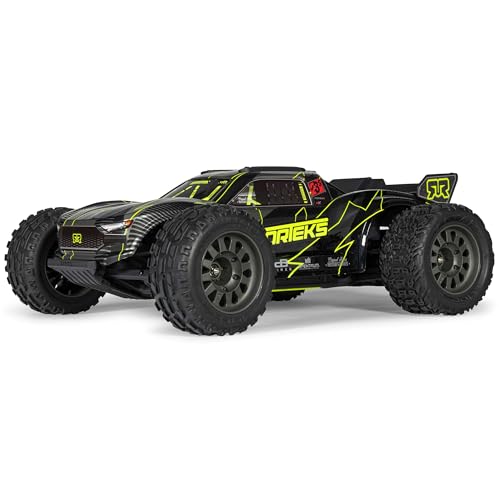 ARRMA RC Truck 1/10 VORTEKS 223S DSC 2WD RTR Brushless Stadium Truck, Yellow,(Lipo Battery and Charger Not Included) ARA3505T1 - color: Yellow